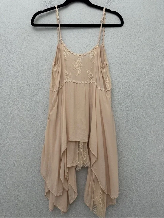 Intimately Free People Voile Pieced Laced Tunic Slip Dress Size XS - Picture 7 of 13
